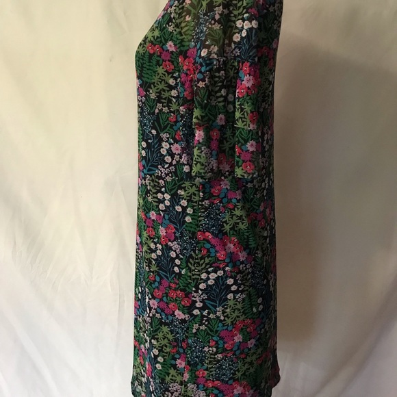 NWOT Round Neck Tunic Dress - Floral print - M - Picture 5 of 8